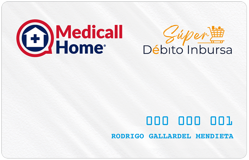 Tarjeta de membresía MedicallHome e Inbursa
